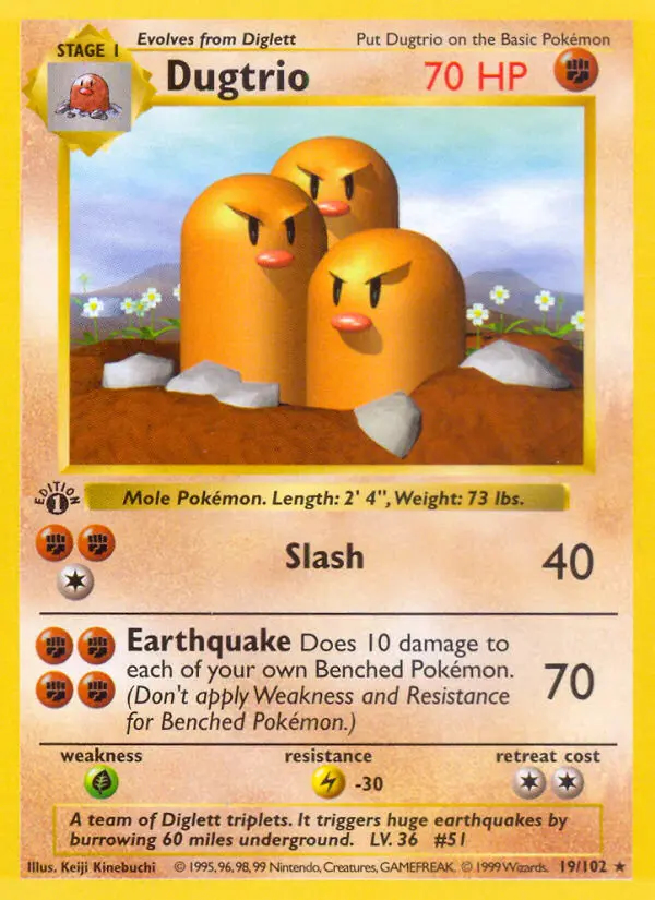 Image of the card Dugtrio
