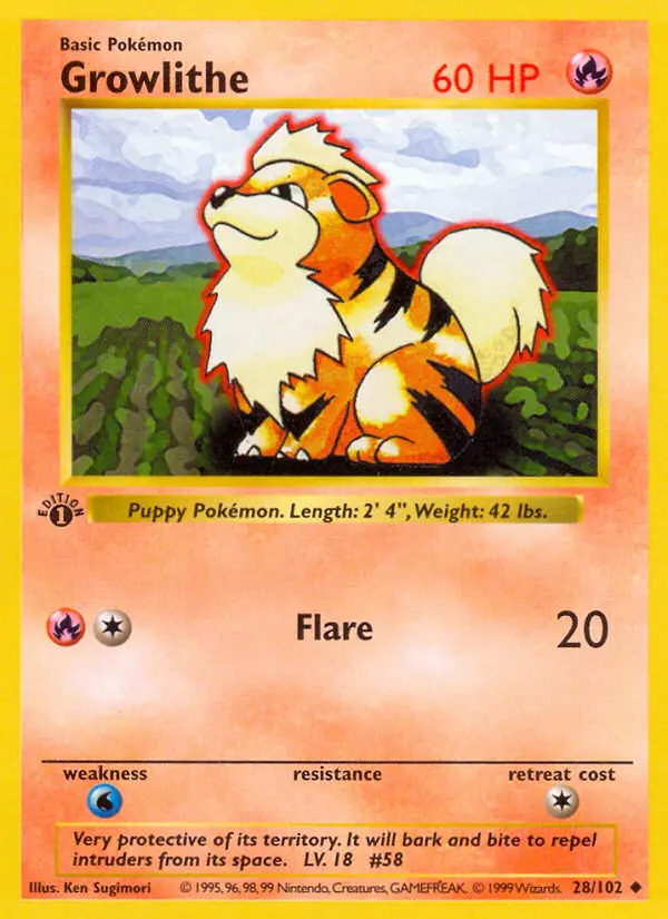 Image of the card Growlithe