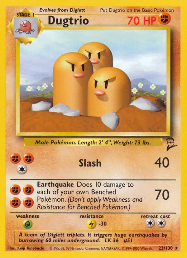 Image of the card Dugtrio