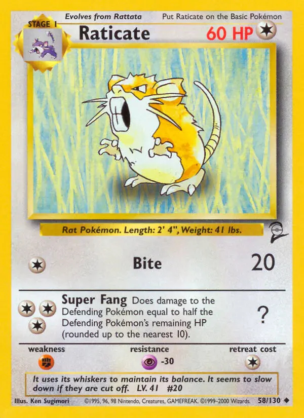 Image of the card Raticate