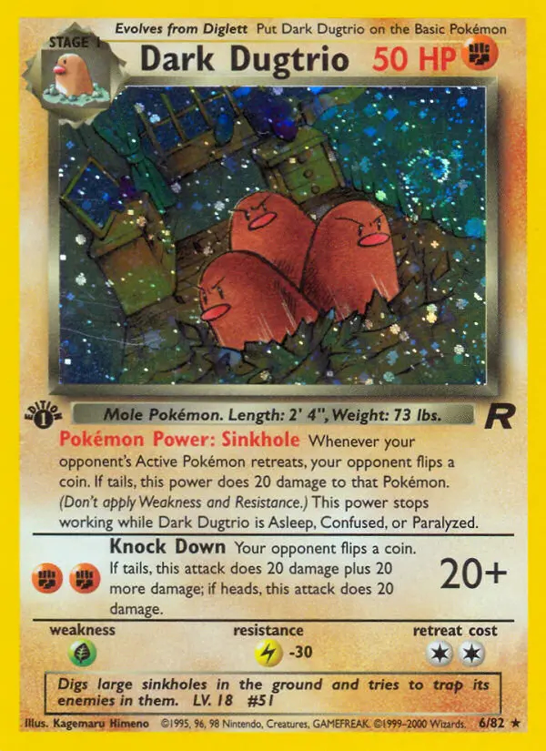 Image of the card Dark Dugtrio