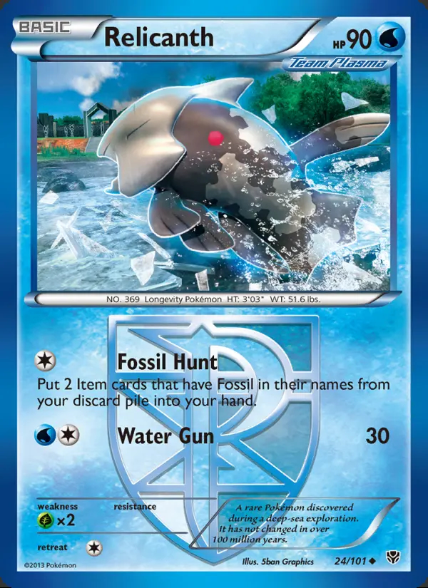 Image of the card Relicanth