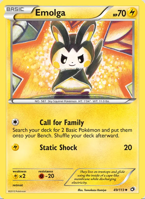 Image of the card Emolga