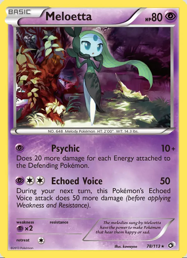 Image of the card Meloetta