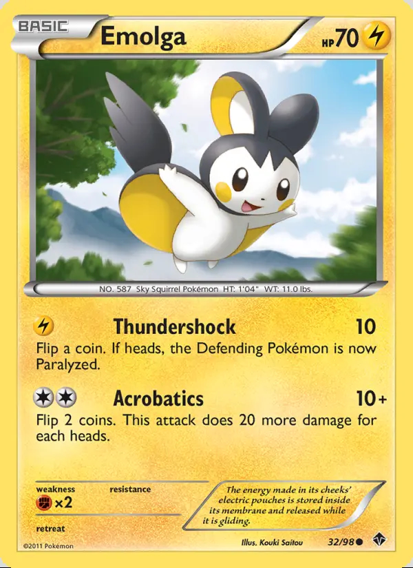 Image of the card Emolga