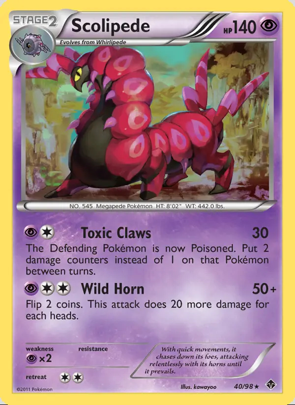Image of the card Scolipede