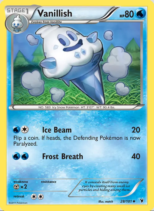 Image of the card Vanillish