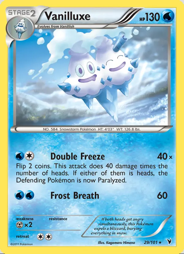 Image of the card Vanilluxe