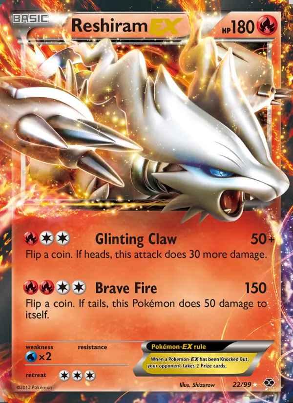 Image of the card Reshiram-EX