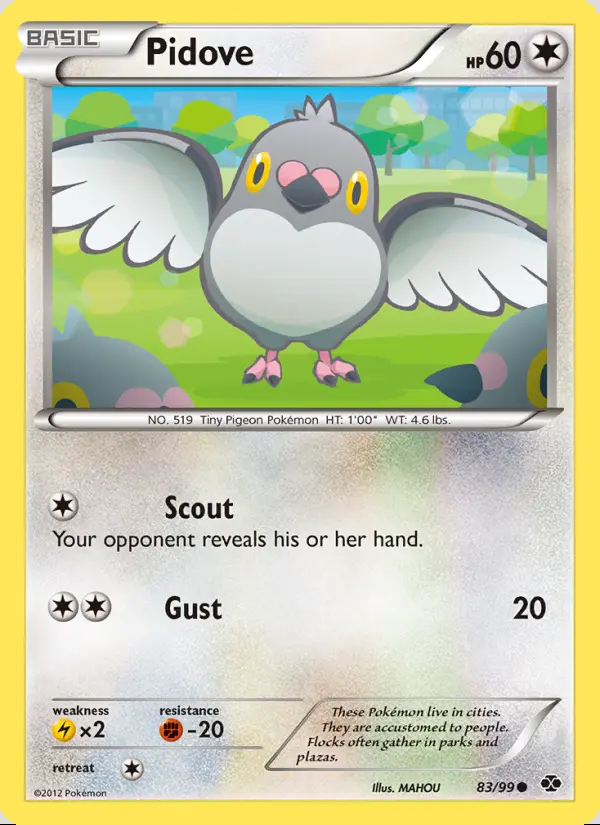 Image of the card Pidove