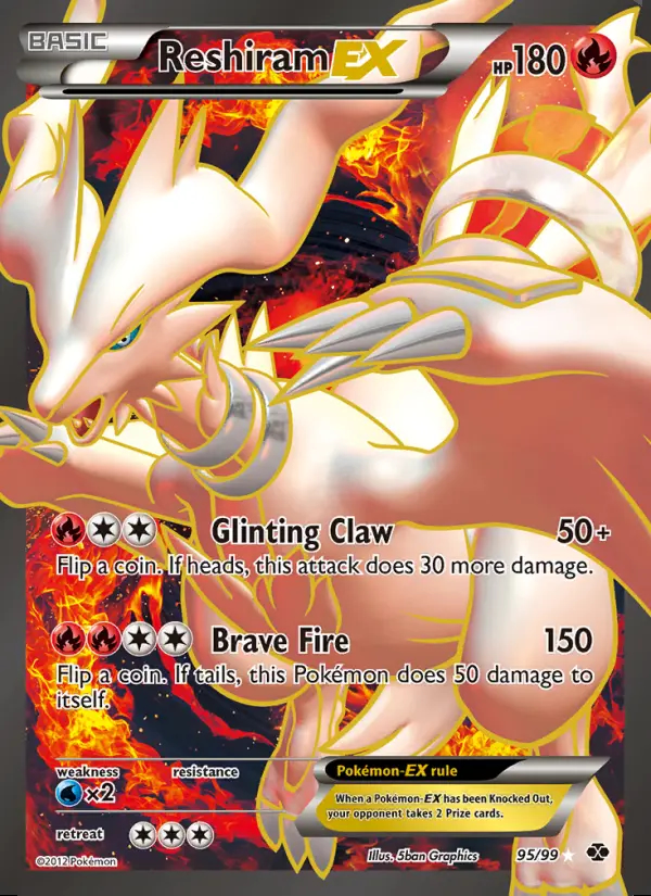 Image of the card Reshiram-EX