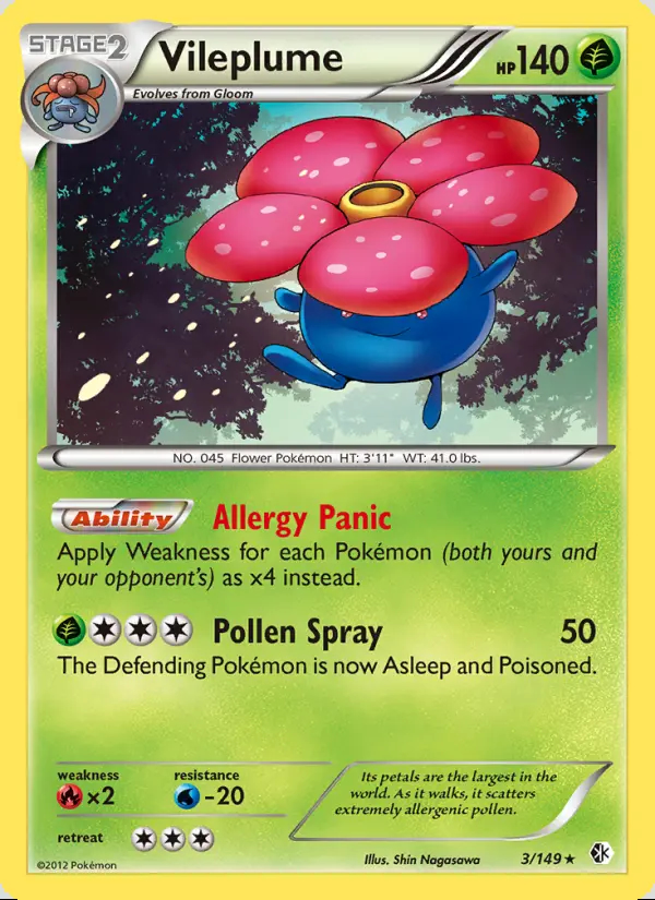 Image of the card Vileplume