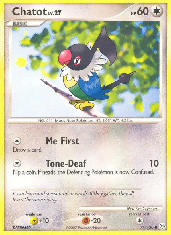 Image of the card Chatot