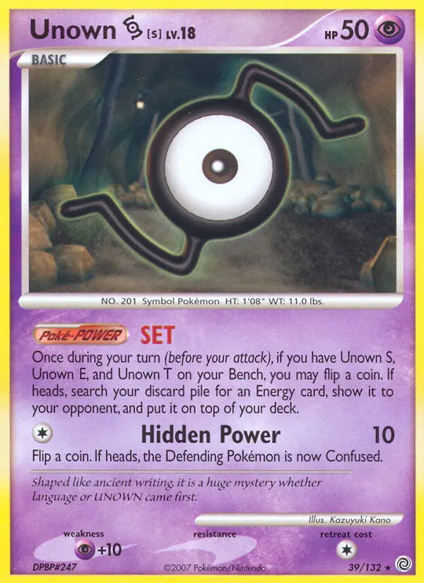Image of the card Unown S
