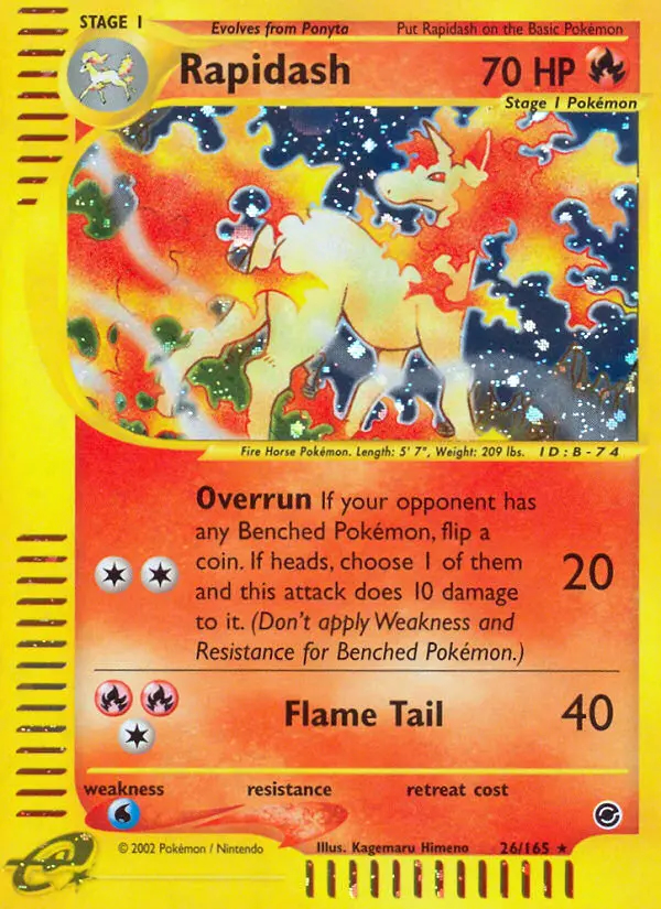 Image of the card Rapidash