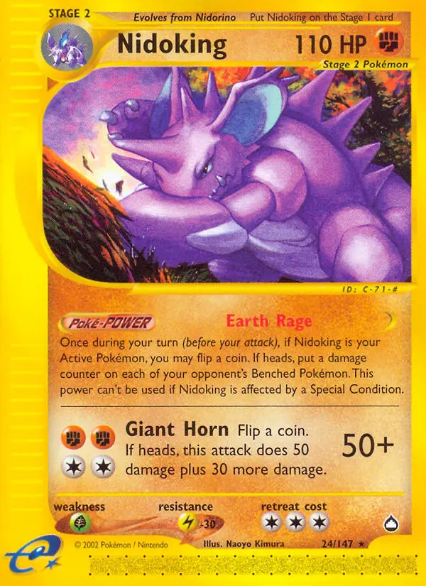 Image of the card Nidoking