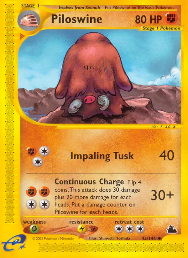 Image of the card Piloswine