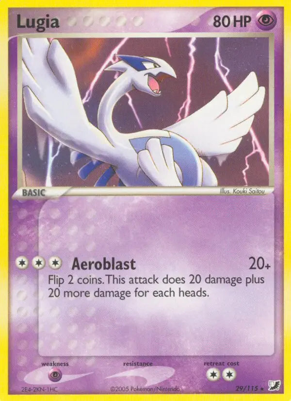 Image of the card Lugia