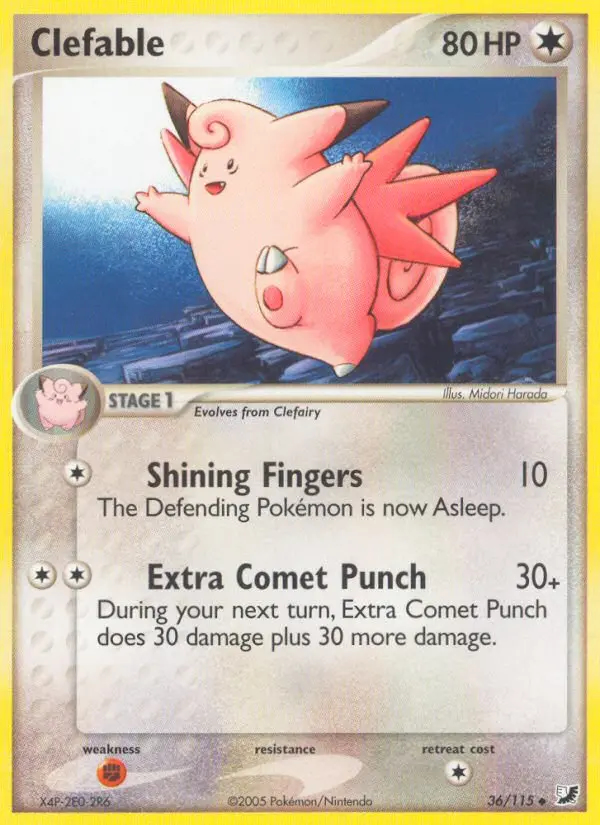 Image of the card Clefable