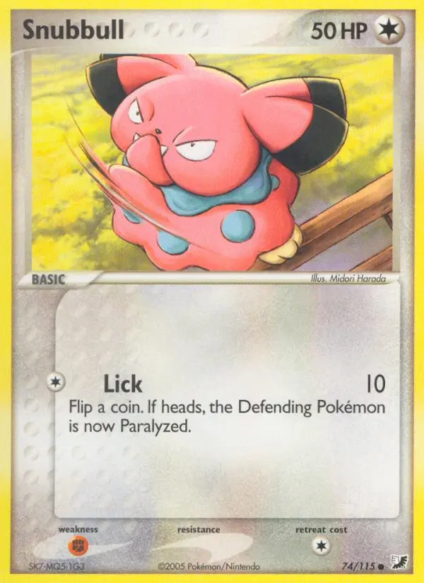 Image of the card Snubbull