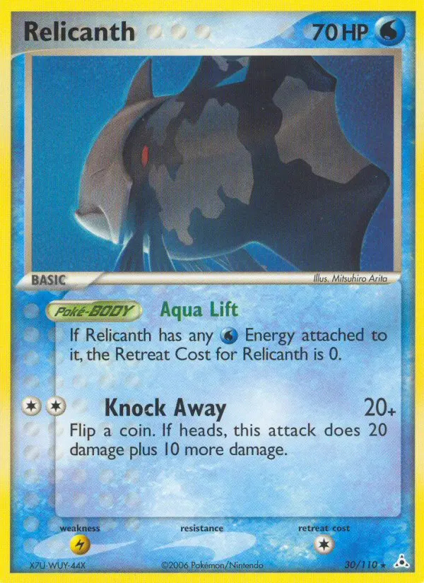 Image of the card Relicanth