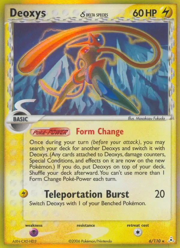 Image of the card Deoxys δ