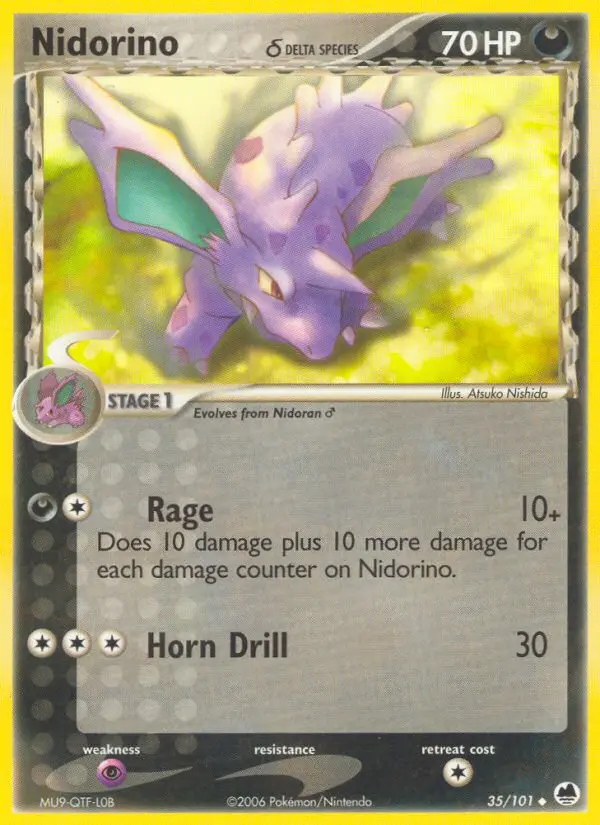 Image of the card Nidorino δ
