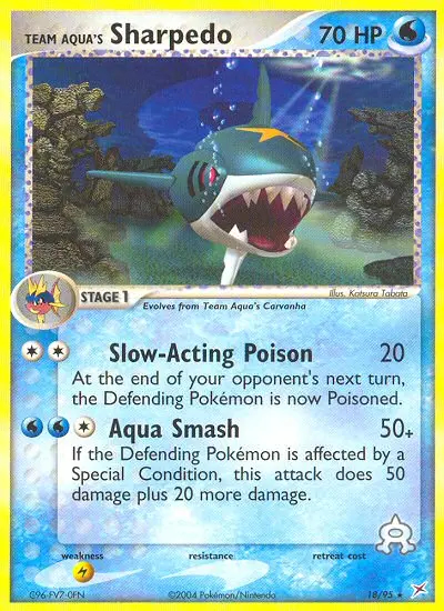 Image of the card Team Aqua's Sharpedo