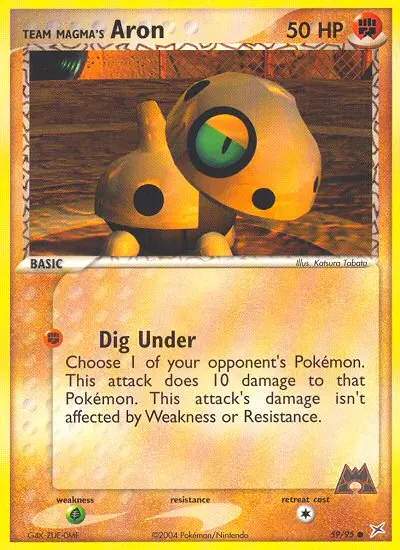 Image of the card Team Magma's Aron
