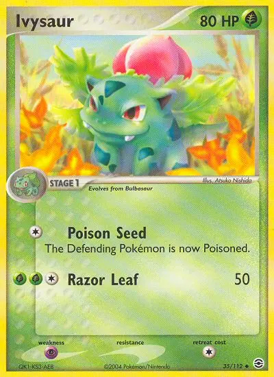 Image of the card Ivysaur