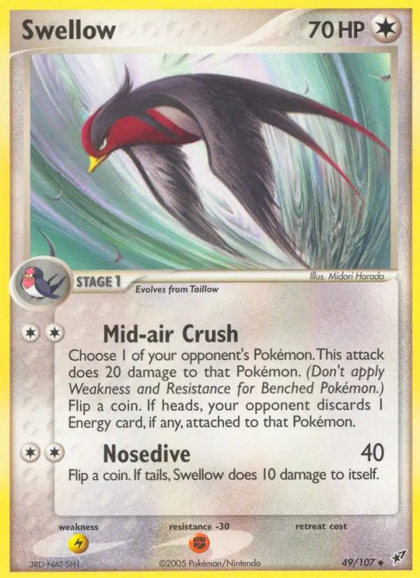 Image of the card Swellow