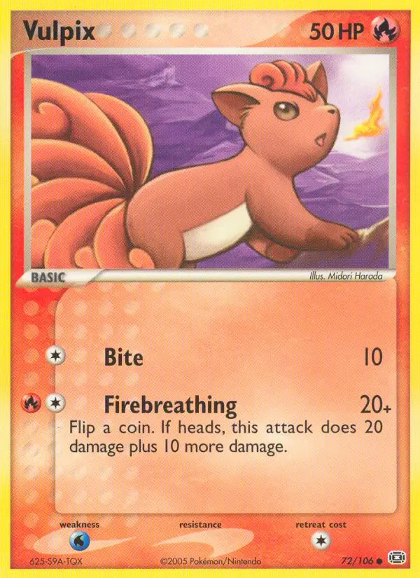 Image of the card Vulpix