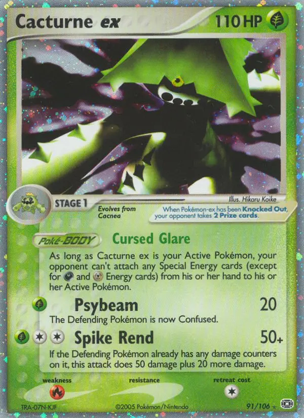 Image of the card Cacturne ex