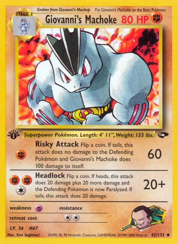 Image of the card Giovanni's Machoke