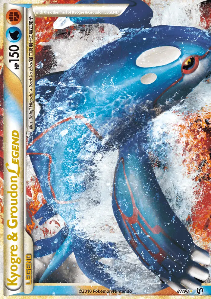 Image of the card Kyogre & Groudon LEGEND