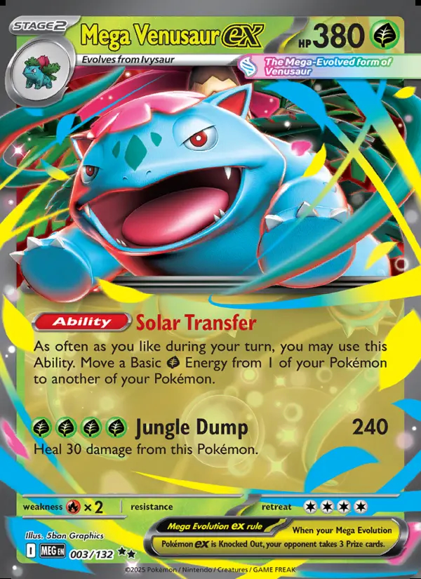 Image of the card Mega Venusaur ex