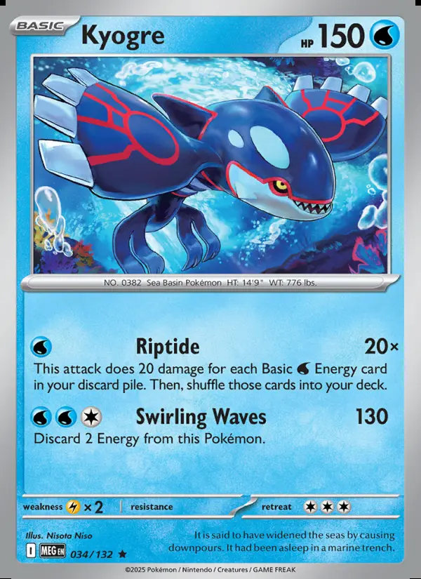 Image of the card Kyogre