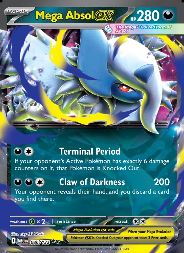 Image of the card Mega Absol ex