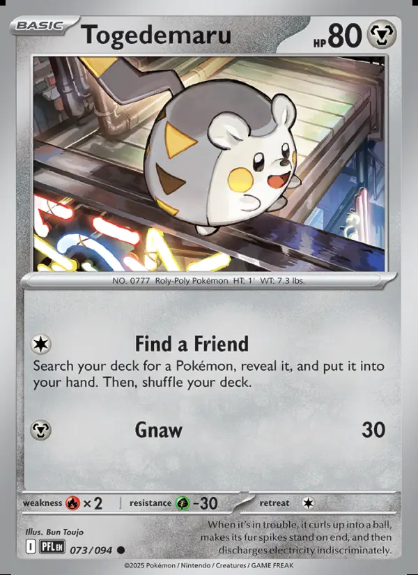 Image of the card Togedemaru