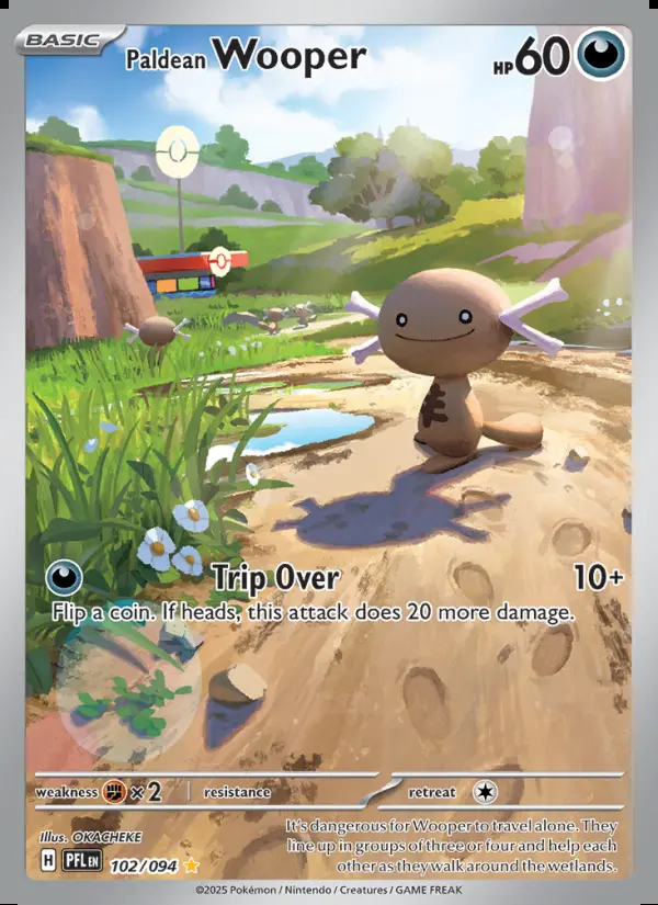 Image of the card Paldean Wooper