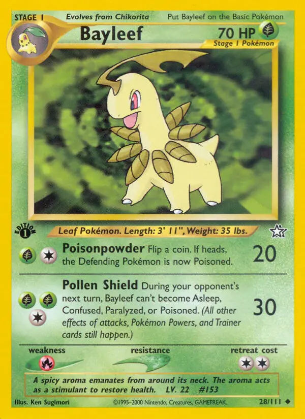 Image of the card Bayleef