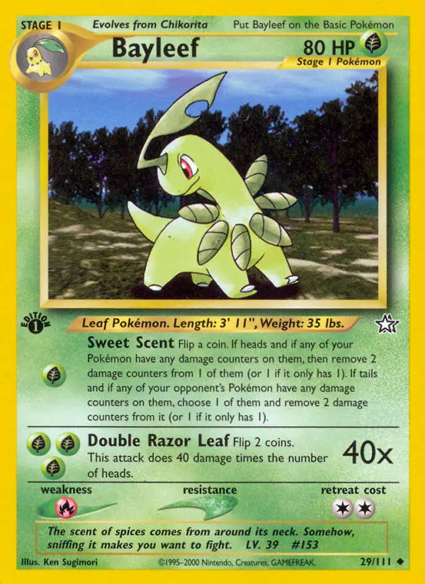Image of the card Bayleef