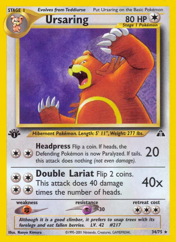 Image of the card Ursaring