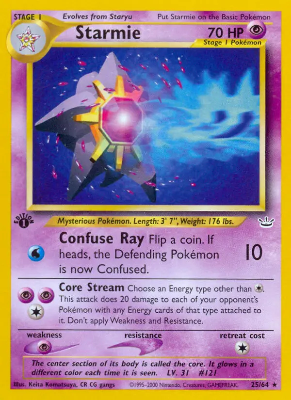 Image of the card Starmie