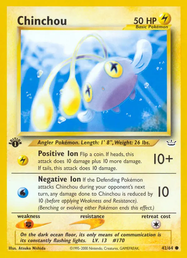 Image of the card Chinchou