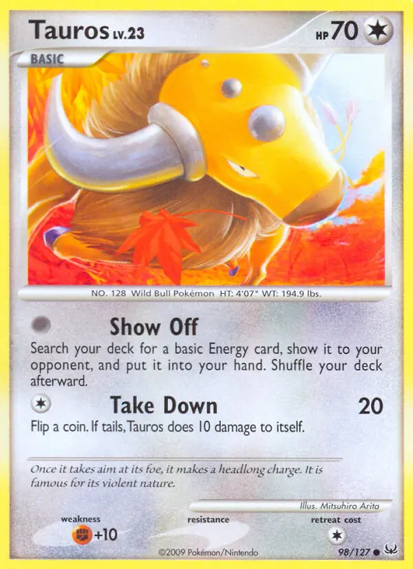 Image of the card Tauros