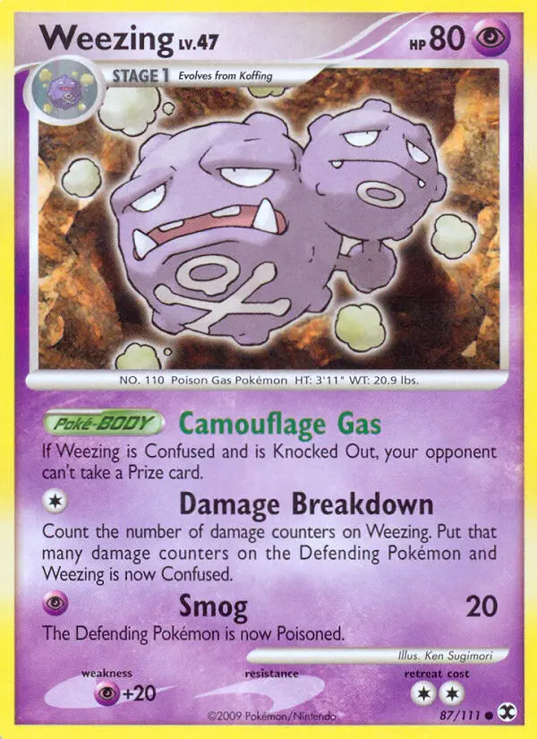 Image of the card Weezing