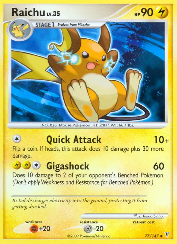 Image of the card Raichu