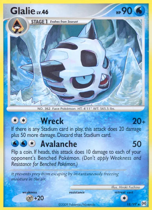 Image of the card Glalie