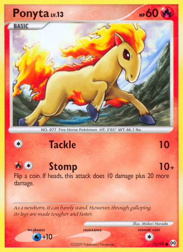 Image of the card Ponyta